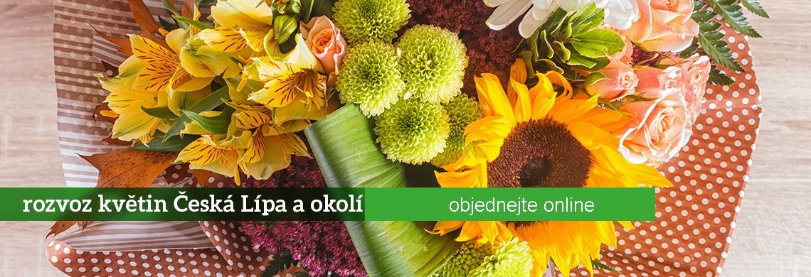 Rozvoz květin Česká Lípa a okolí | Květinářství Slunečnice
